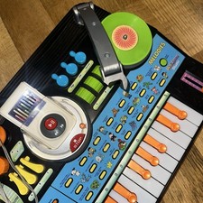 VTech KidiJamz DJ Music Studio Keyboard Microphone Removable MP3 Recorder used