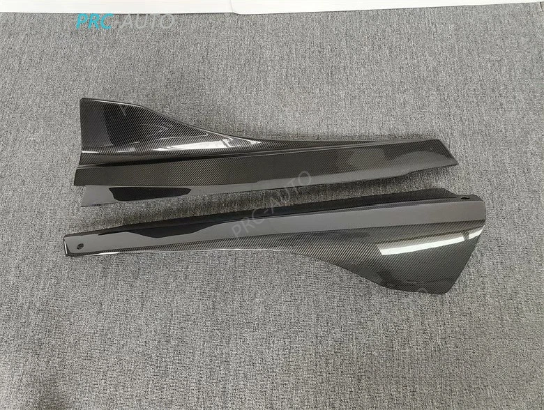 For Mclaren Mp4-12c 650s Real Carbon Dm Style Sideskirts Side Skirt Lip Cover  Foto 2 de 4