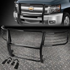 For 07-13 Chevy Silverado 1500 Black Mild Steel Front Bumper Brush Grille Guard
