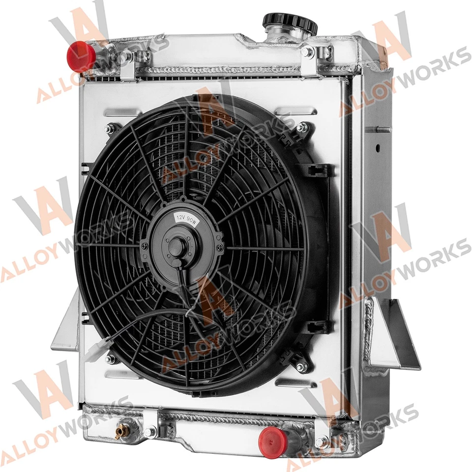Ventilador de cubierta de radiador de 3 filas para 69-74 72 Triumph TR6/Triumph TR250 1967 1968 2,5 L Foto 2 de 4