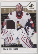 2018-19 Upper Deck SP Game Used Gold Jersey Craig Anderson #73 fv4