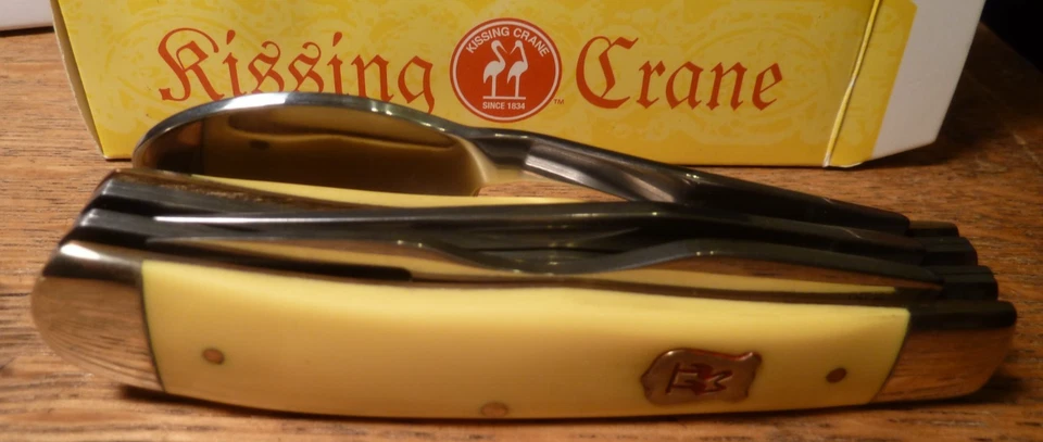 Cuchillo Hobo Grúa Kissing - Desmonta - Cuchillo, Tenedor, Cuchara, Abridor - Scouts - Foto 3 de 4