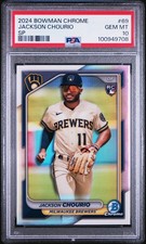 2024 Bowman Chrome - Image Variation Jackson Chourio #69 (RC) - SP - PSA 10 💎