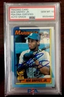 Ken Griffey Jr. 1990 Topps #336 Signed Baseball Card Auto Grade PSA10