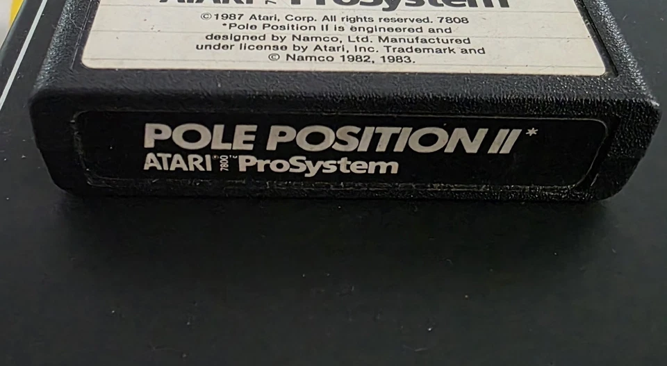 Pole Position II (Atari 7800 ProSystem) Authentic Cart Only - Image 2 of 4