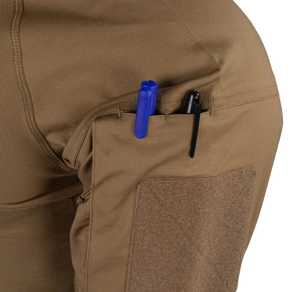 Condor 101293 Men Breathable Tactical 1/4 Zip Short Sleeve Combat Shirt Gen II - Image 4 of 4