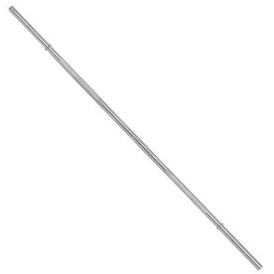 5FT Standard Weightlifting Barbell，Chrome Plated Solid Steel Bar