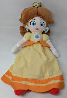 Peluche grande Super Mario Princess Daisy 18" 2020 Nintendo Good Stuff de colección