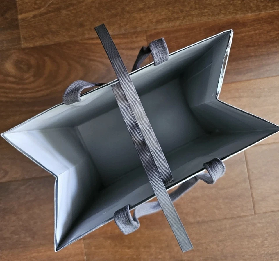 Bolsas de compras de papel pequeñas/medianas TOM FORD gris paquete abierto NUEVO lote de 5 Foto 4 de 4