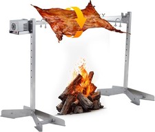 Stainless Steel Hog Roast Machine BBQ Spit Roaster Rotisserie Grill Roasting Mot