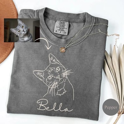 Comfort Tee Custom Pet Shirt Personalized Dog Cat Lover Gift T-