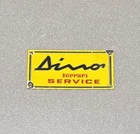 VINTAGE DINO FERRARI RACING  PORCELAIN SIGN GAS OIL CAR TRUCK MOTORCYCLE