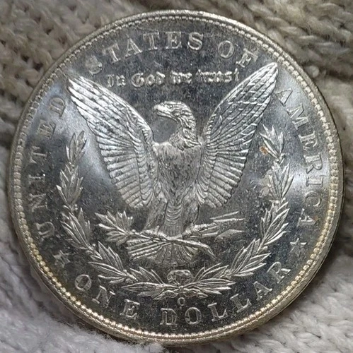 1904-o Morgan Silver Dollar Brilliant Uncirculated Cameo With Mirrors