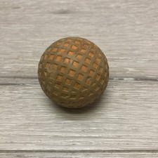 Antique Square Mesh Golf Ball Soft Practice Plus Uniroyal Texaco Ball