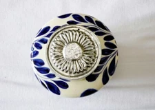 💖🎁New Blue & White Ceramic Dish with PEWTER Lid NWT was $95. Only $12 OBO