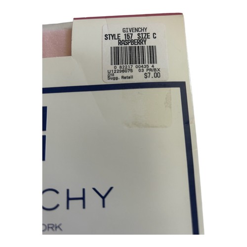 Vintage Givenchy Body Gleamers Control Top Strumpfhose Größe C Himbeere 1990 schimmernd - Bild 3 von 5