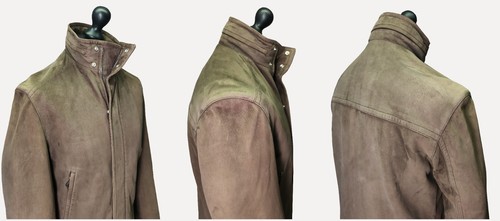 HERMES _ MADE IN FRANCE _ RARE VINTAGE _ LAMBSKIN _ SUEDE _ LEATHER FIELD JACKET - Picture 12 of 23