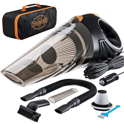 	Vacuum Cleaner for car - Small 12V High Power Handheld Portable Car Vacuum	