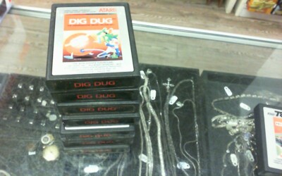 Atari 2600 Dig Dug Untested Vintage Game Cartridge as is untested