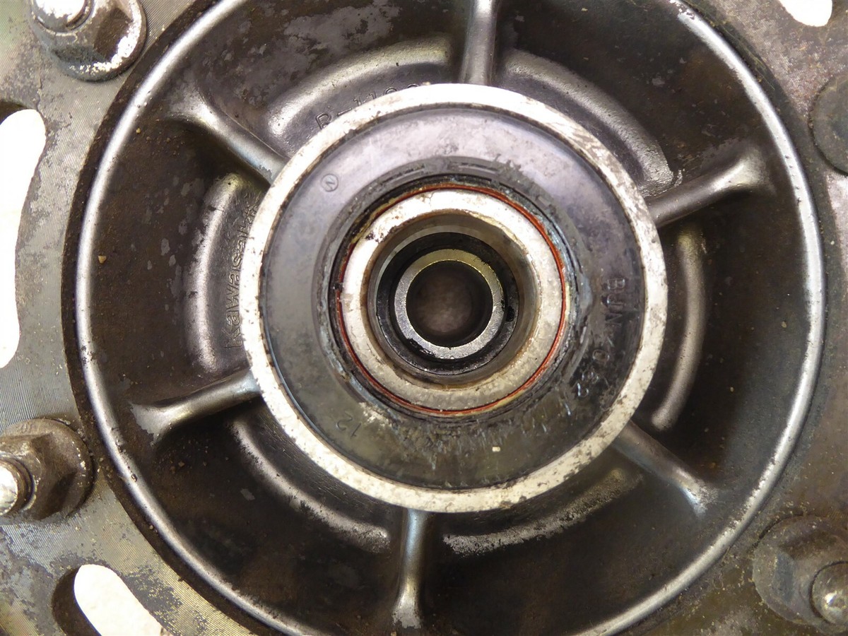 1990 Kawasaki ZX1100 Ninja K771) rear wheel sprocket and carrier