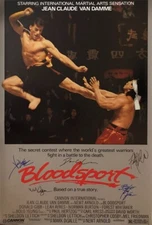 BLOODSPORT, Signed Movie Poster 24 X 36
