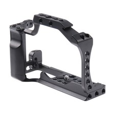 US Aluminum Camera Cage Cold Shoe 1/4"  3/8" Mount for Canon M50 Mark II/M50/M5