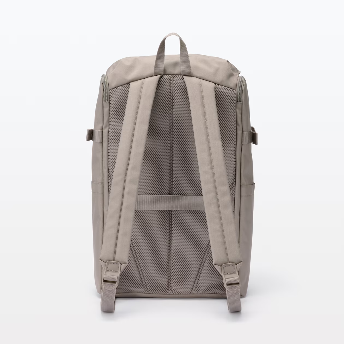 MUJI 28 L Beige Water Resistant Backpack Laptop Pocket 19 x 11 x 7