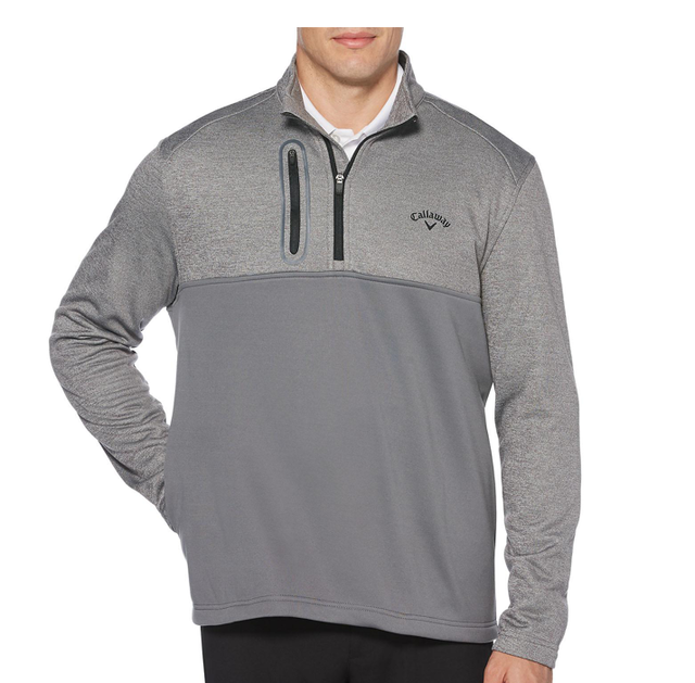 NEW Callaway Men's Tech Fleece Quarter Zip Pullover Size Medium 85