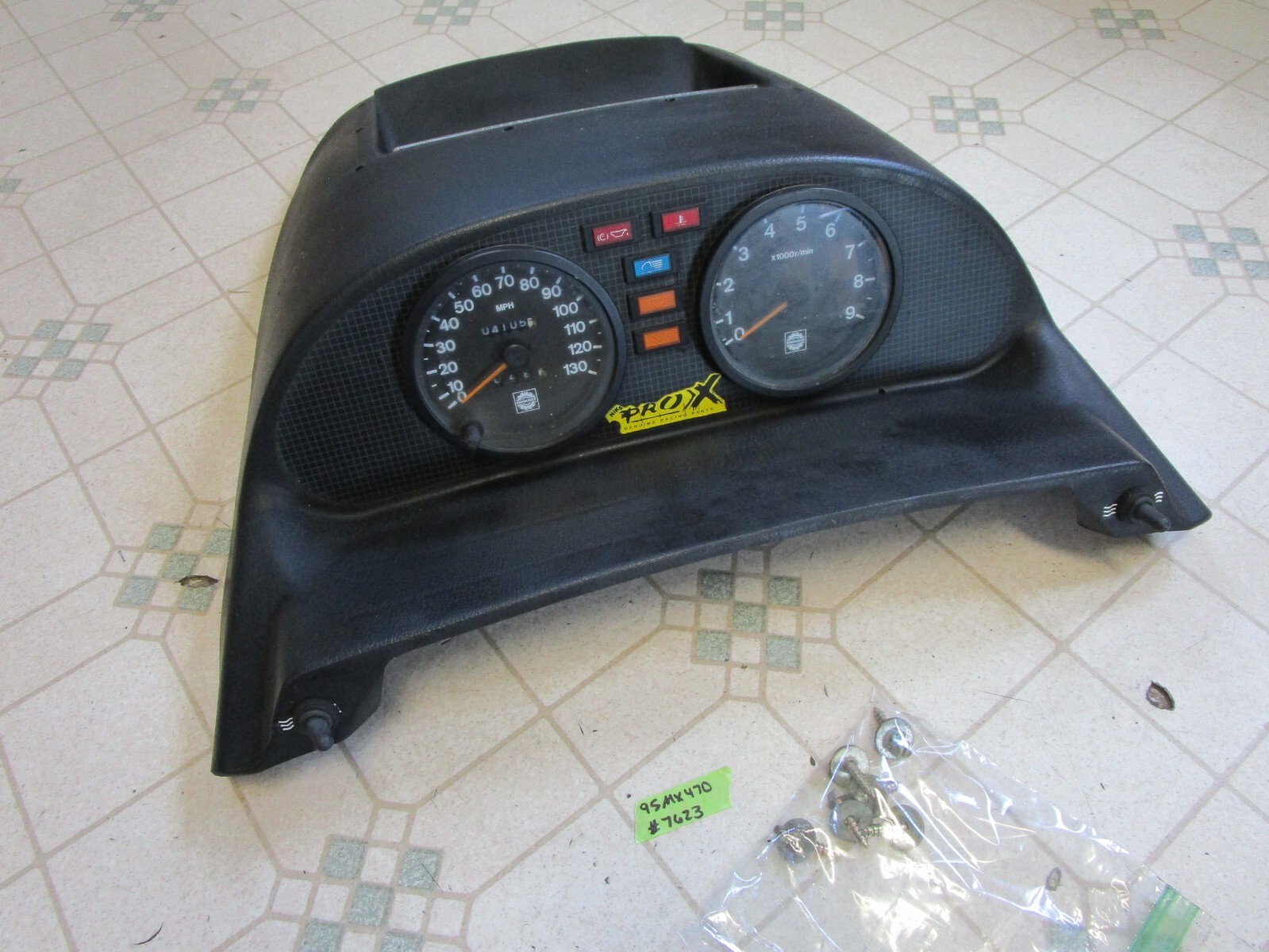 95 Ski Doo Formula MX 470 Snowmobile Gauge Pod Tach Speedometer eBay