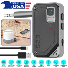  Wireless Bluetooth 5.3 Transmitter Receiver Adapter 2-in-1 Audio 3.5mm Jack Aux