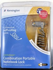 NEW Kensington Self Coiling Combination Portable Notebook Lock K64515