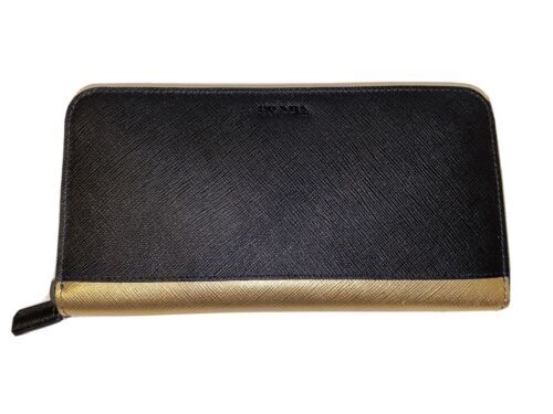 Authentic Prada Saffiano Black leather long wallet 2MV836 | eBay Authentic Prada Saffiano Black leather long wallet 2MV836 | eBay