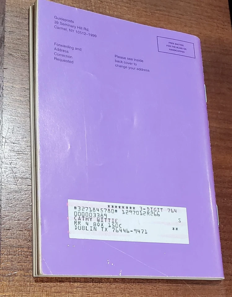 Guideposts Magazine - Feb 1997 - Gloria Busch Johnson/Robert Funk - Large Print - Image 2 of 2