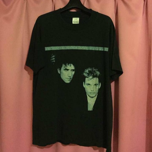 T-Shirt Vintage 80 'Size L Black OMD 