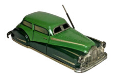 1950 Joustra 2003 Tin Windup Two Tone Black  Green Sedan