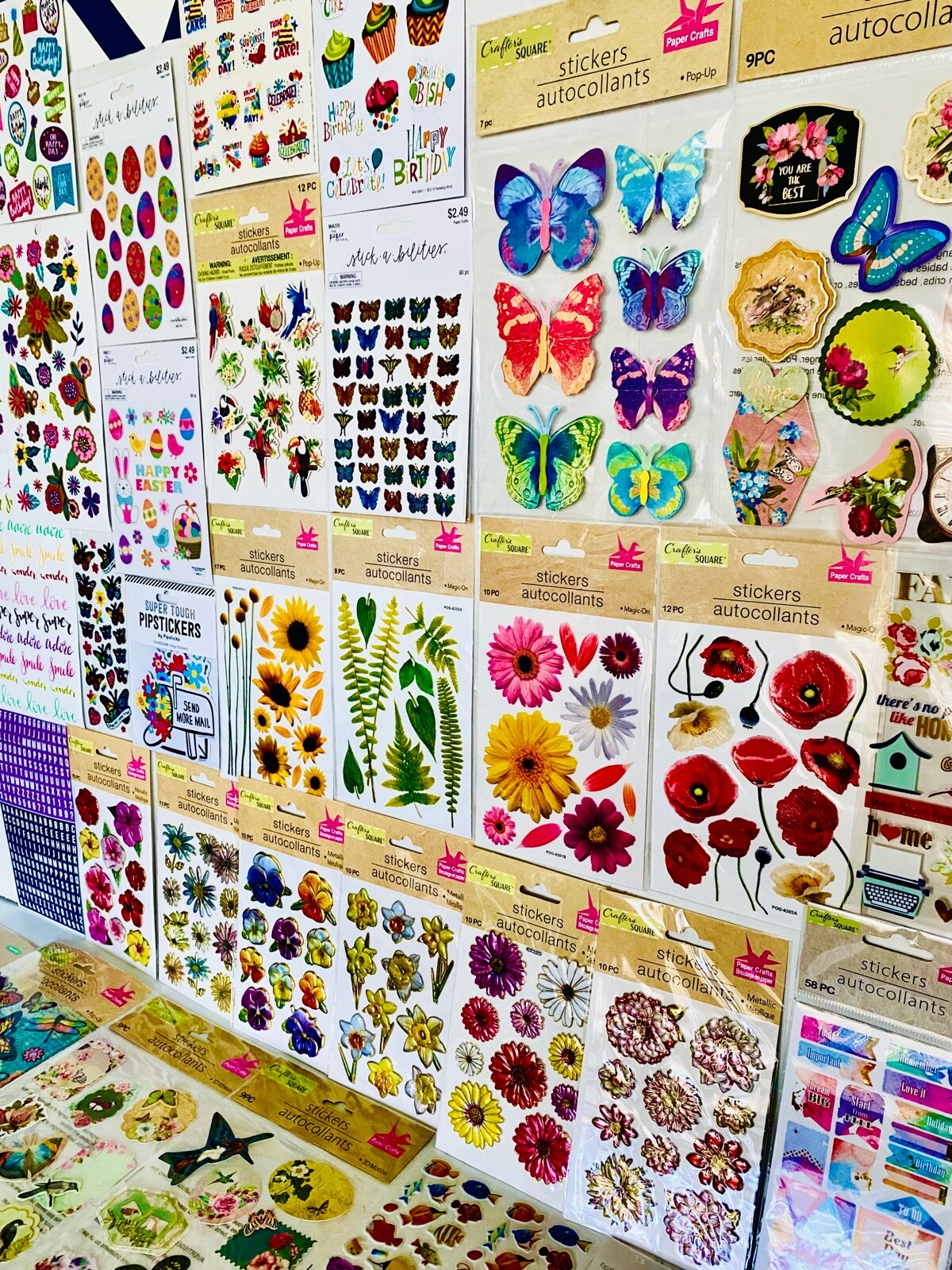 999 HAPPY STICKERS! ⭐️🌈🦄💗😊 Glitter Pop Up Glossy Puffy Bright Vibrant Colors