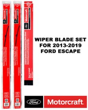 Motorcraft Premium Wiper Blades Genuine OEM Set Of 3 For Ford Escape 2013-2019