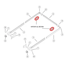 4 SPRING ALUMINUM TARP ARM KIT WITH SPRINGS & HARDWARE (24ft Coverage MAX)