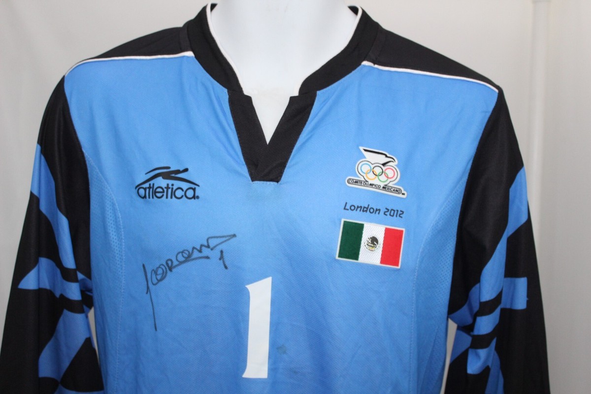 Mexico Jersey 2012 CORONA FRIMADA POR EL Atletica medalla de