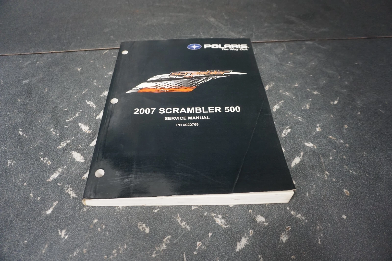 Polaris ATV 4-Wheeler OEM 2007 Scrambler 500 Service Manual 9920769