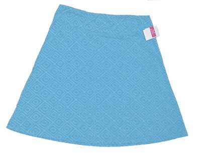 LRG FRESH PRODUCE NWT Laguna blue CATALINA SWING SKIRT packable Swim Cover!