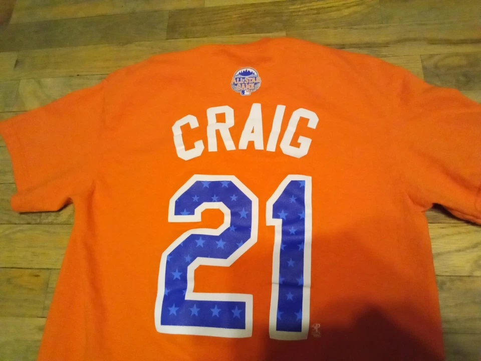 Camiseta Allen Craig 2013 All Star Game Majestic Hombre’s Naranja Talla Pequeña S Foto 4 de 4