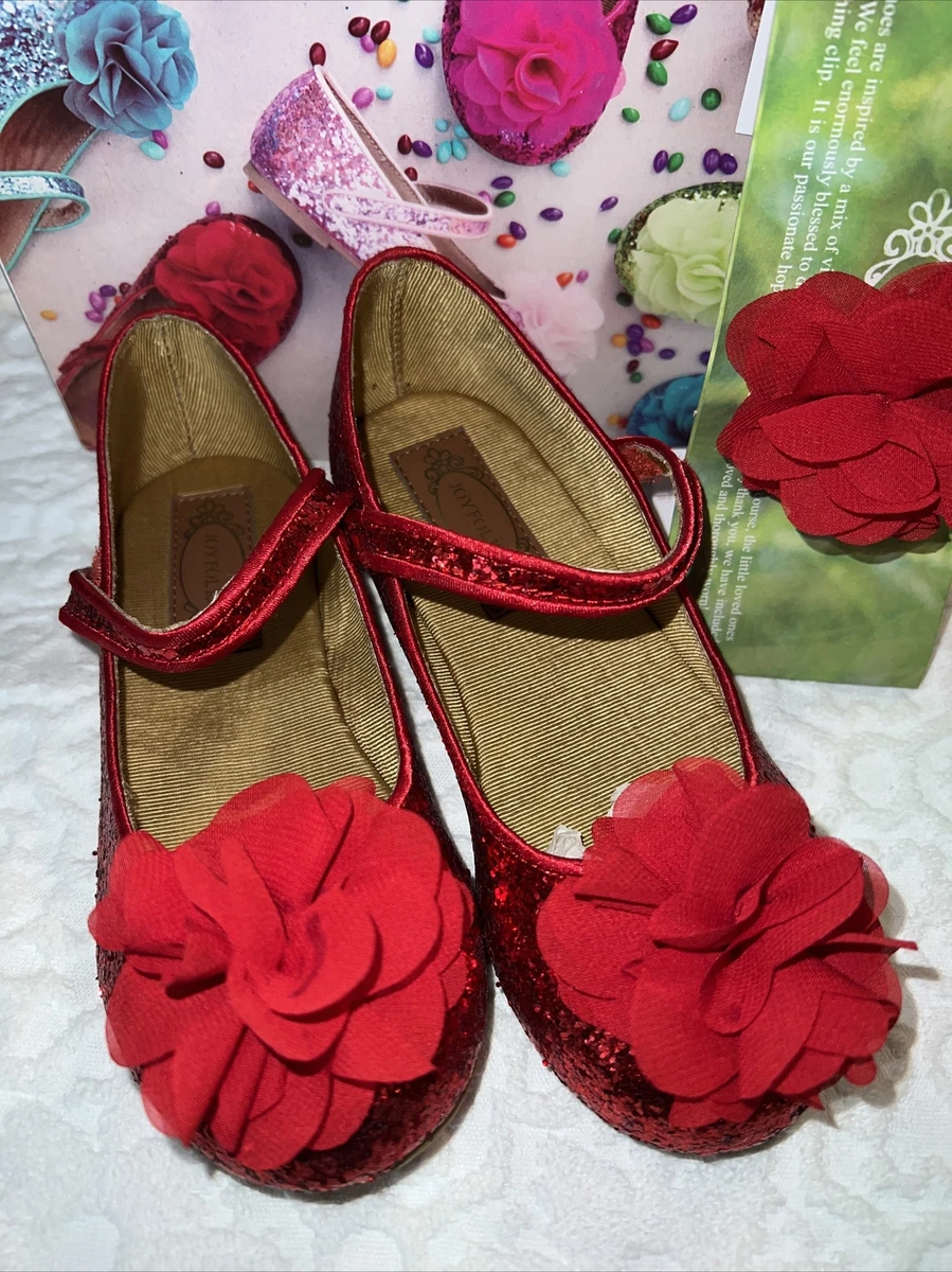 Red glitter 2024 shoes girl