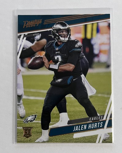 Lotto Jalen Hurts Prestige 2020 Xtra Points Green Rookie 2021 qualsiasi data domenica NFL - Foto 3 di 5