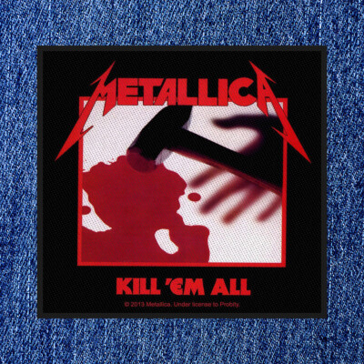 METALLICA - KILL 'EM ALL (NEU) AUFNÄHER PATCH OFFICIAL BAND MERCH