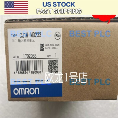 2PCS Brand NEW Omron PLC module CJ1WMD233 CJ1W-MD233 IN BOX