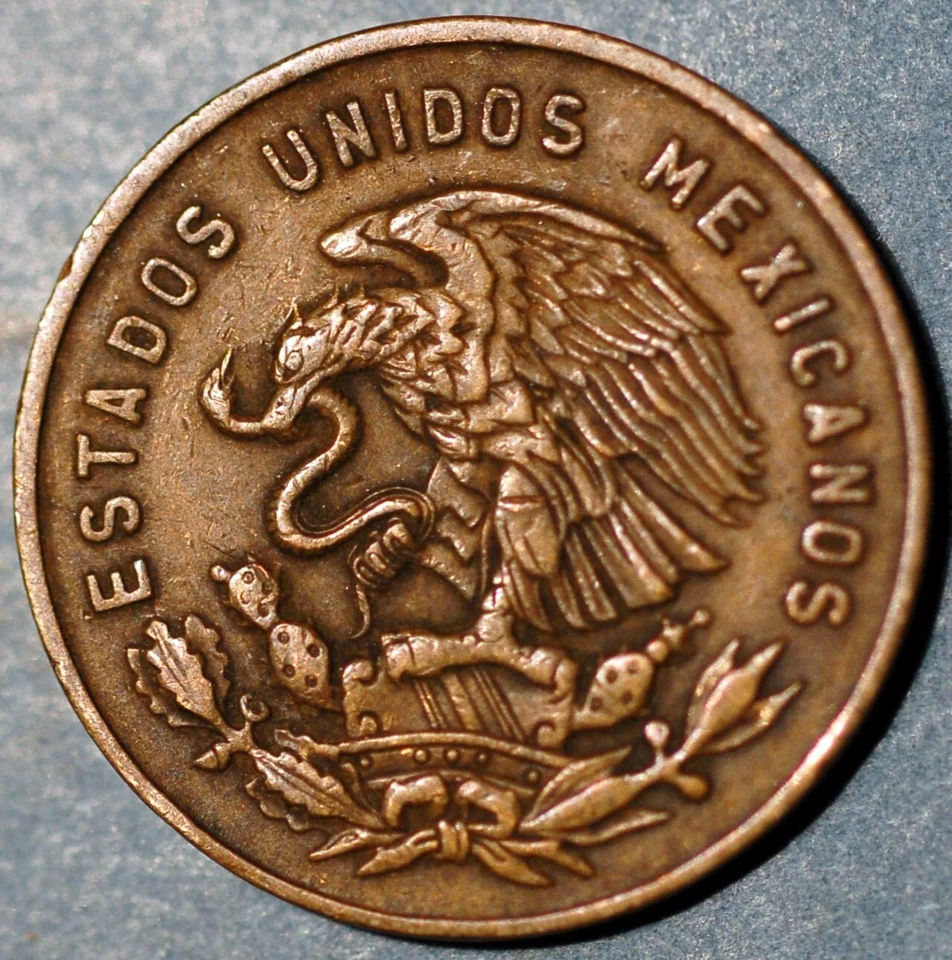 México ESTADOS UNIDOS MEXICANOS 5 centavos 1966 KM# 426 - Imagem 2 de 2