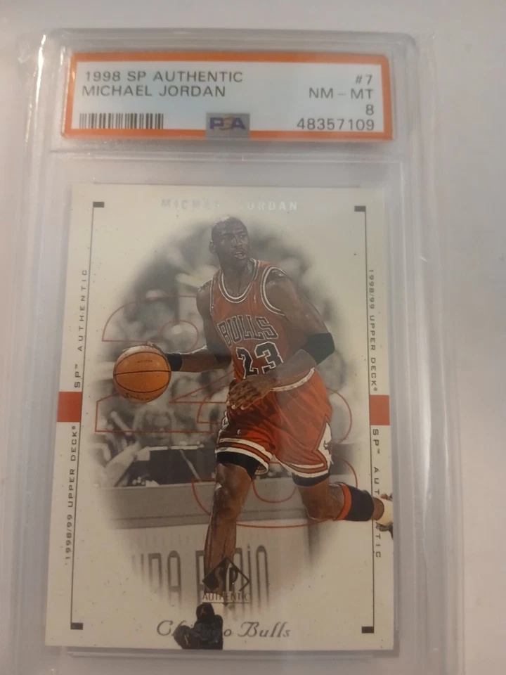 1998-99 Upper Deck SP AUTHENTIC  #7 Michael Jordan - NM-MINT - 7871 - Image 2 of 4