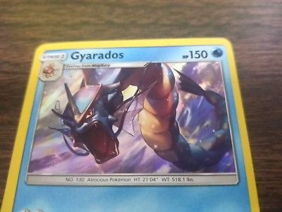 GYARADOS STAGE 1 /147 2017 Pokémon TCG Burning Shadows, HP 150