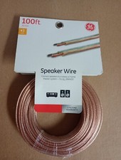 G.E. 100 ft. 18 Gauge Speaker Wire for All Brands